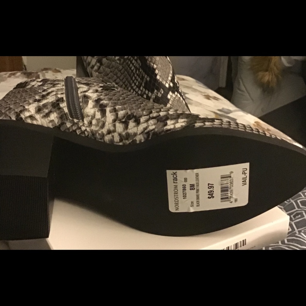 Snakeskin Shoe Boot